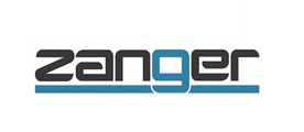 Das Bild zeigt „zanger“ in schwarzen Kleinbuchstaben mit blauer Unterstreichung und blauer Umrandung um „g“ und „e“, Lapelland Saunawelt.